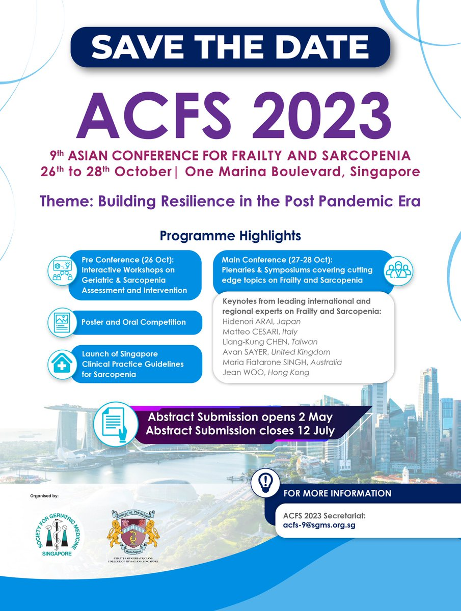 9th Asian Conference for Frailty and Sarcopenia (ACFS 2023)